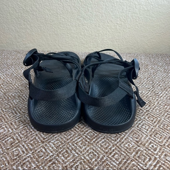 Chaco Womens Sz 10 Sandals Z/2 Classic Strappy Black Walking Water Trail Gorpcor - Picture 2 of 7